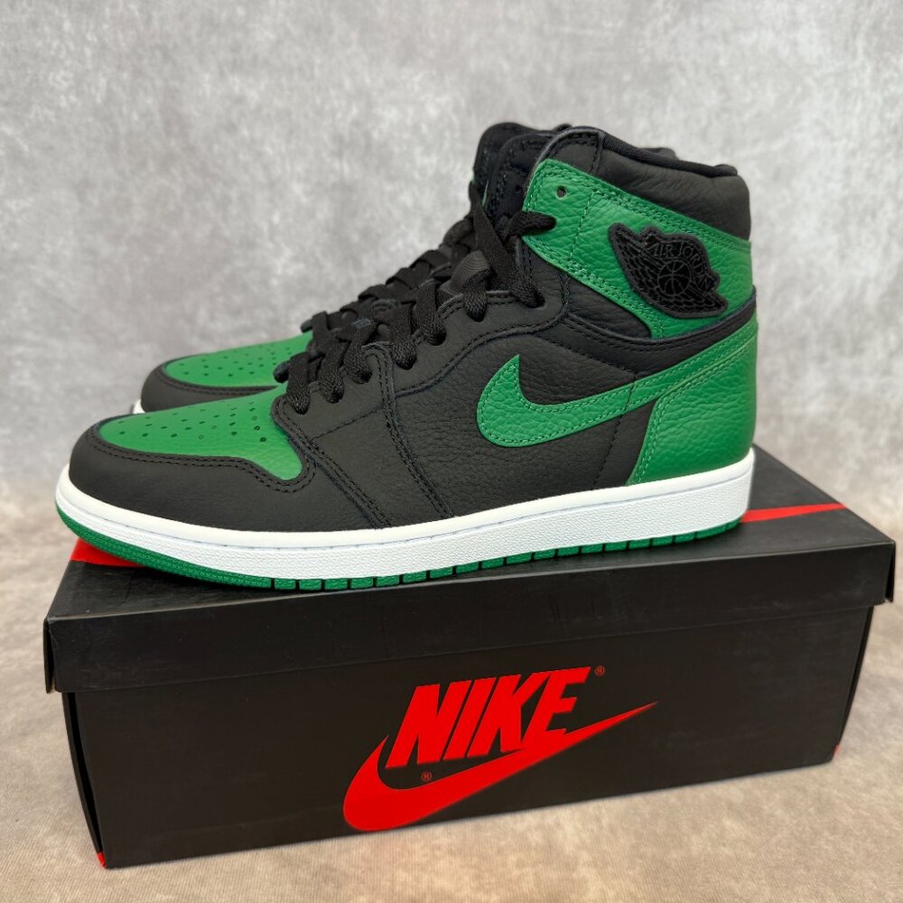 Air Jordan 1 Retro High OG – Black / Pine Green / White / Gym Red (Men’s Size 9) - Picture 5 of 7